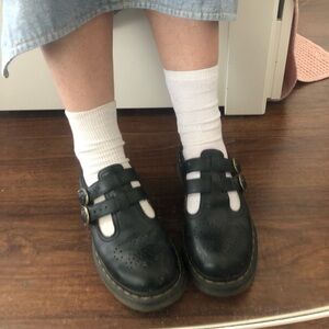 Dr. Martens black Mary Janes loafers